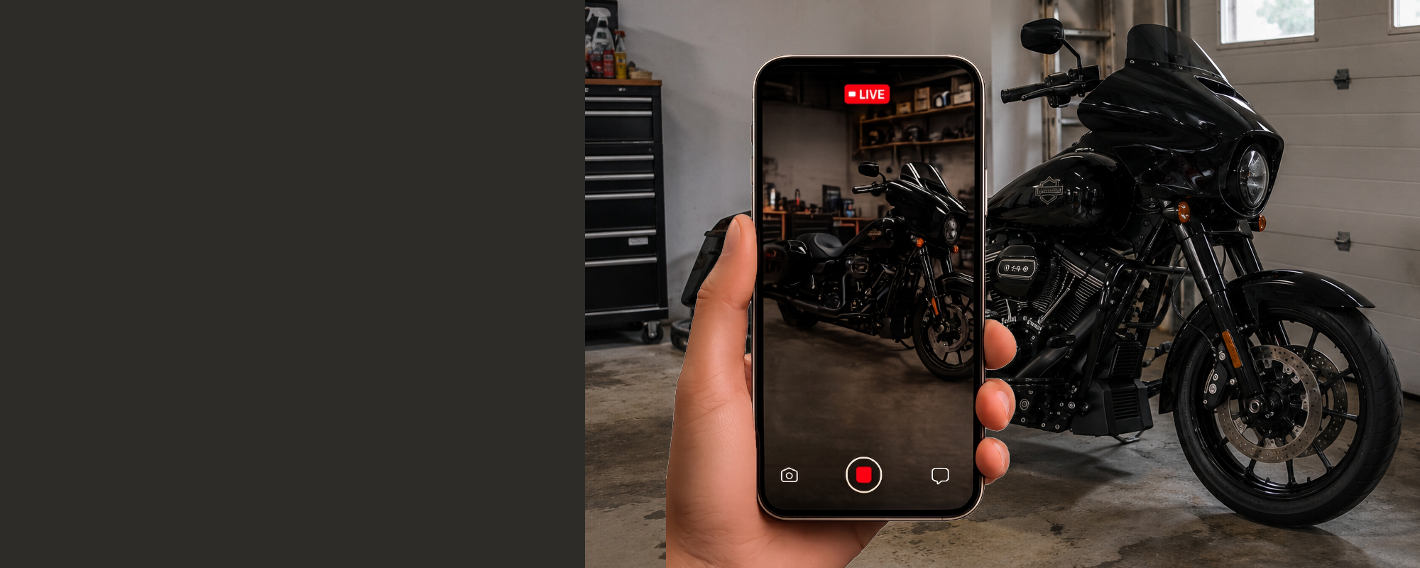 Dokumentacja motocykla i rozmowa na żywo podczas oględzin — materiały MotoChopper